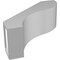 Ekena Millwork 5-in. W x 14-in. D x 14-in. H Geneva Architectural Grade PVC Knee Brace BRCP05X14X14GNV - alternate 4